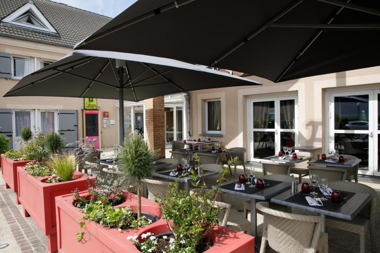 Logis Hotel L'Oree De Chartres - Barjouville Bagian luar foto