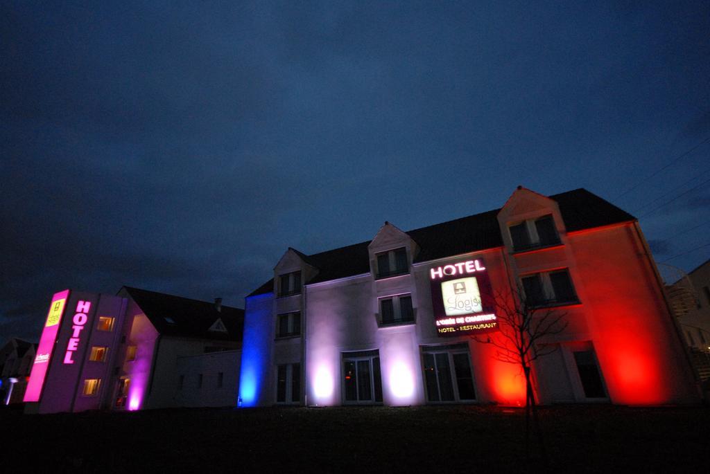 Logis Hotel L'Oree De Chartres - Barjouville Bagian luar foto